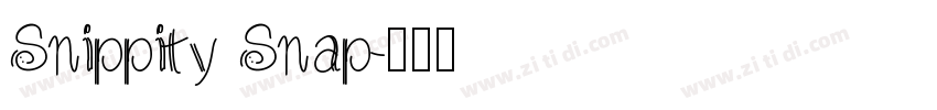 Snippity Snap字体转换